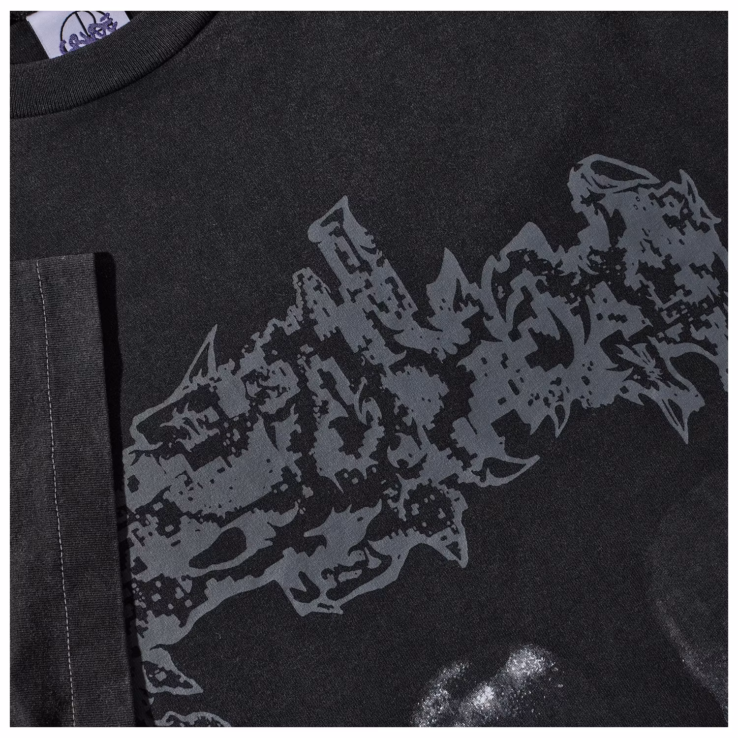 Polar Skate Co Band Tee Overhead Silver Black graphic - Nordic Skateboard Suppy