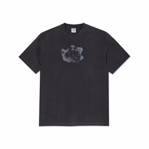 Polar Skate Co Tee Metal Logo Silver Black