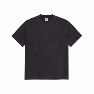 Polar Skate Co Contrast Tee Stroke Logo Silver Black Black