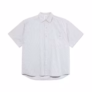 Polar Skate Co Mitch Shirt Blue Check