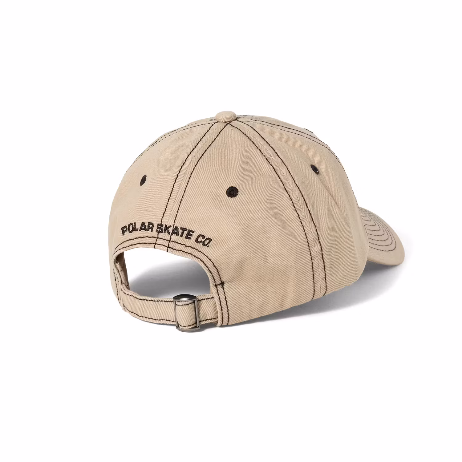 Polar Skate Co Sai Cap Washed Taupe back - Nordic Skateboard Supply