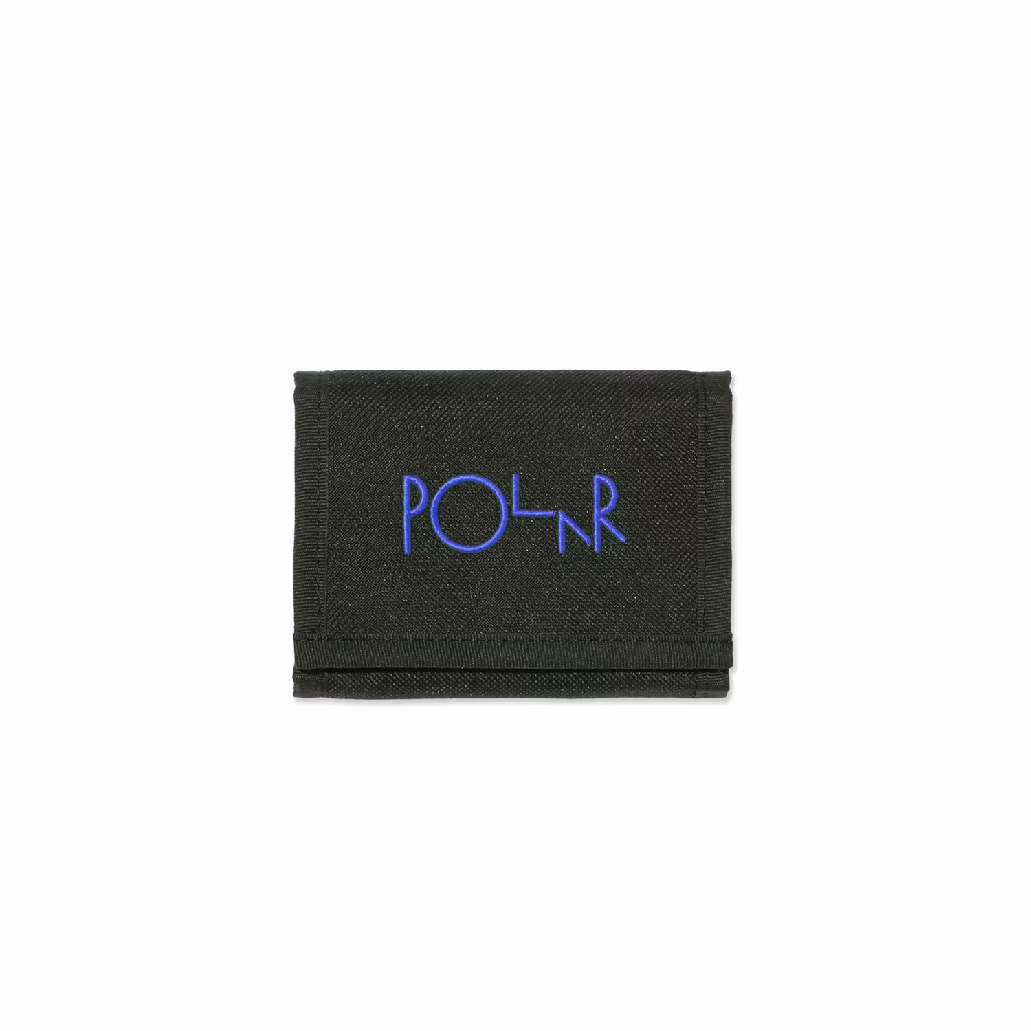 Polar Skate Co Key Wallet Script Logo (Black Blue) - Nordic Skateboard Supply