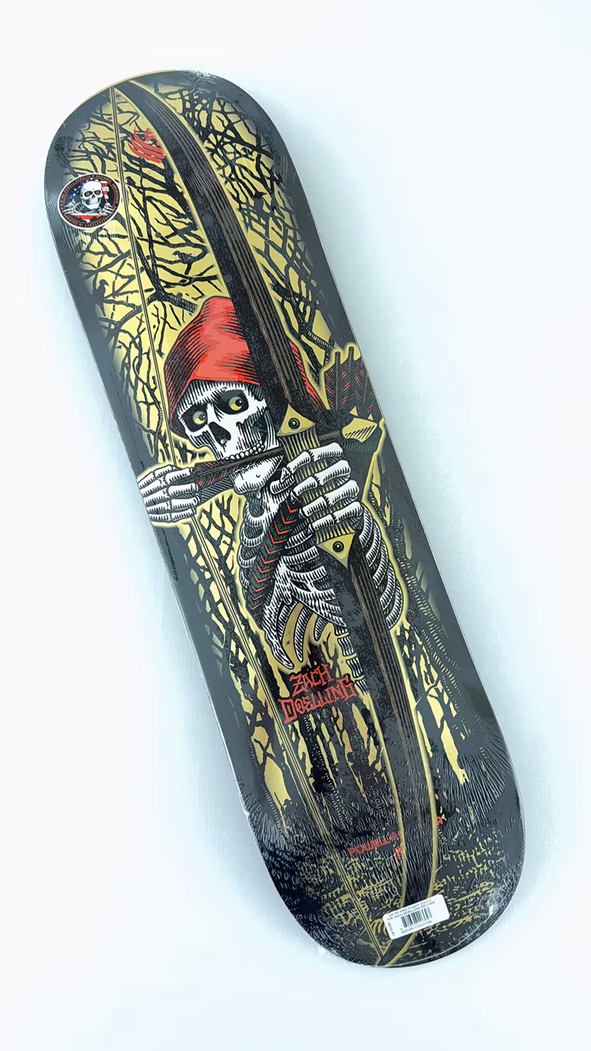 Powell Peralta Zack Doelling Archer Flight Deck 8.3 graphic – Nordic Skateboard Supply