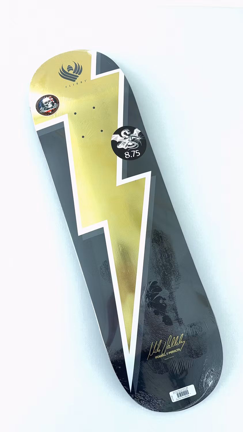 Powell Peralta Mike Vallely Flight Lightning Deck 8.75 graphic – Nordic Skateboard Supply