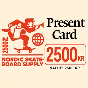 Nordic Skateboard Supply Present Card 2500kr