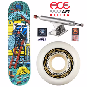 Pro Complete Chrononaut Bug Stair x ACE trucks x Bones X Formula 13.88'' Wheelbase