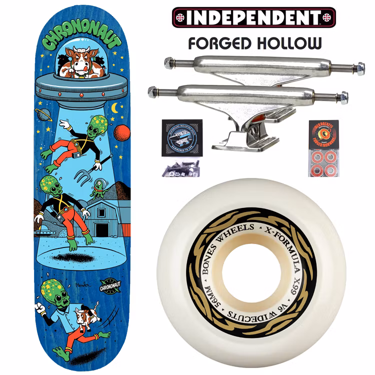 Chrononaut Moo Beam Pro Complete Skateboard 56mm – Nordic Skateboard Supply