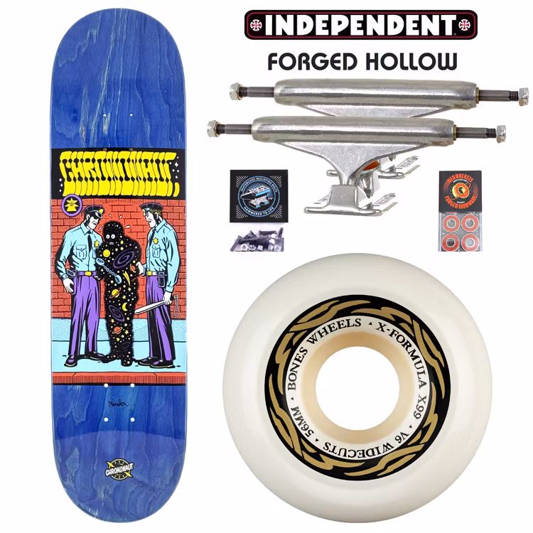 Chrononaut The Man OG Pro Complete Skateboard 56mm – Nordic Skateboard Supply