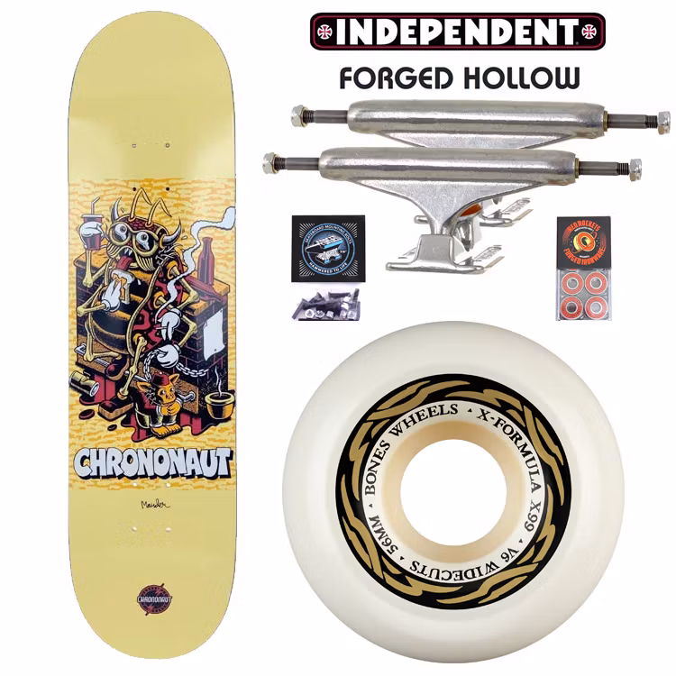 Chrononaut Relax Two Pro Complete Skateboard 56mm – Nordic Skateboard Supply