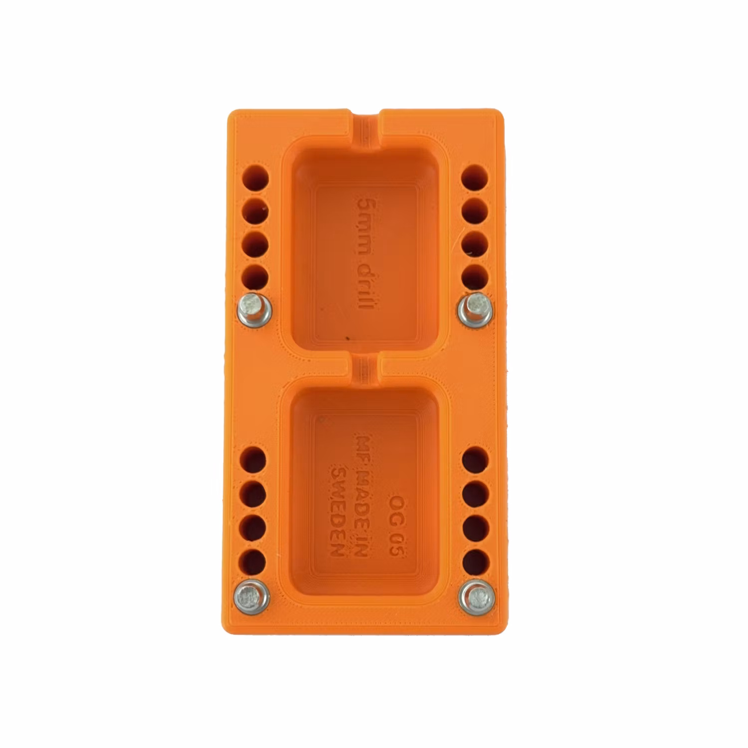 Fvck With Your Wheelbase FWYWB Orange back - Nordic Skateboard Supply
