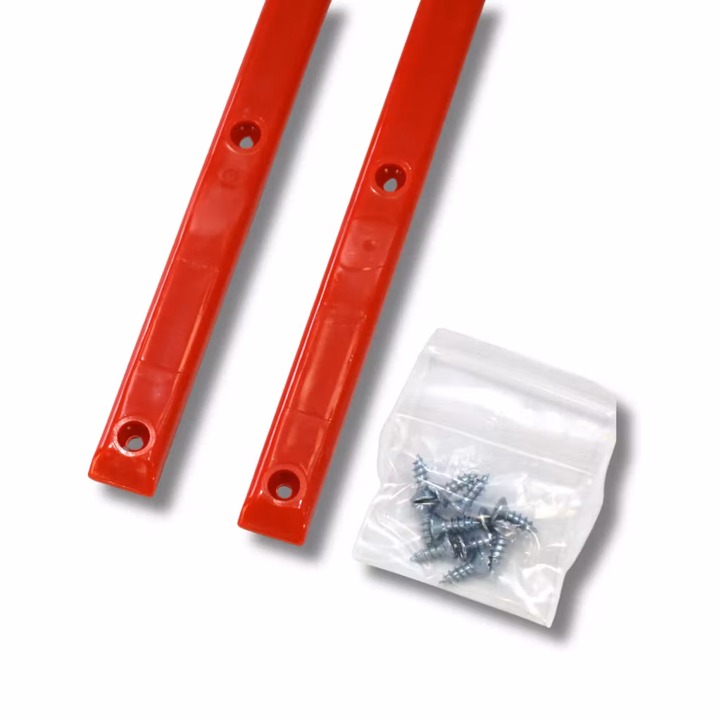 Skateboard Rails orange low profile screws – Nordic Skateboard Supply