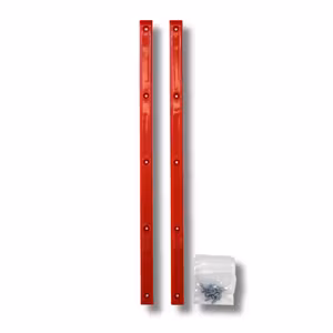 Skateboard Rails Orange Low Profile