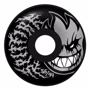 Spitfire Wheels Formula Four Radial Full Death Mask 56mm 99a Black