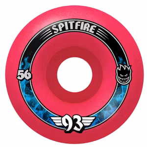 Spitfire Wheels Radials Formula Four Soft Sliders 56mm 93 duro Pink
