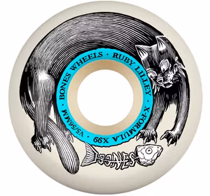 Bones Wheels X Formula Ruby Lilley Black Cat V5 Sidecuts 99a 56mm