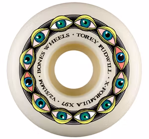 Bones Wheels X-Formula Torey Pudwill Frying Eyes V2 Locks 97a 51mm