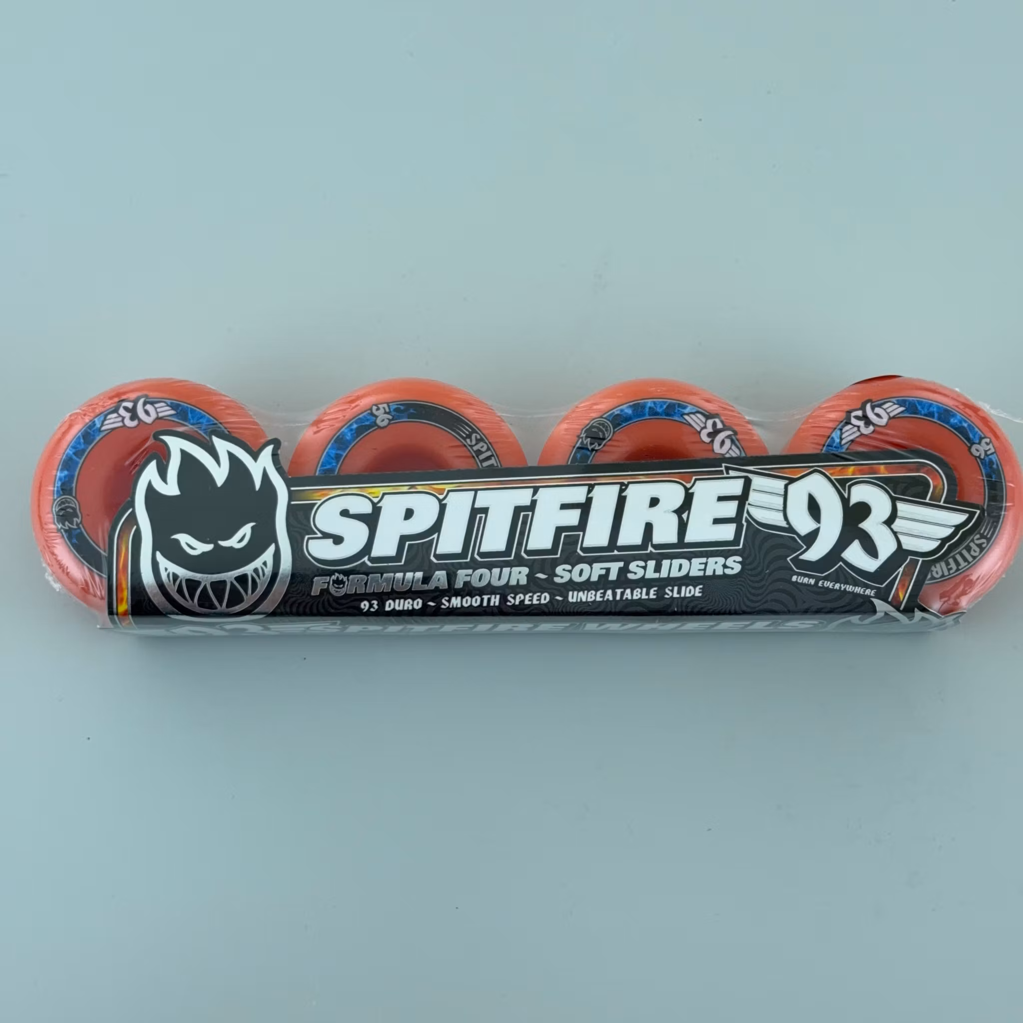 Spitfire Wheels Formula Four Radial Soft Sliders Pink Skateboard Wheels 93a 54mm packaging – Nordic Skateboard Supply