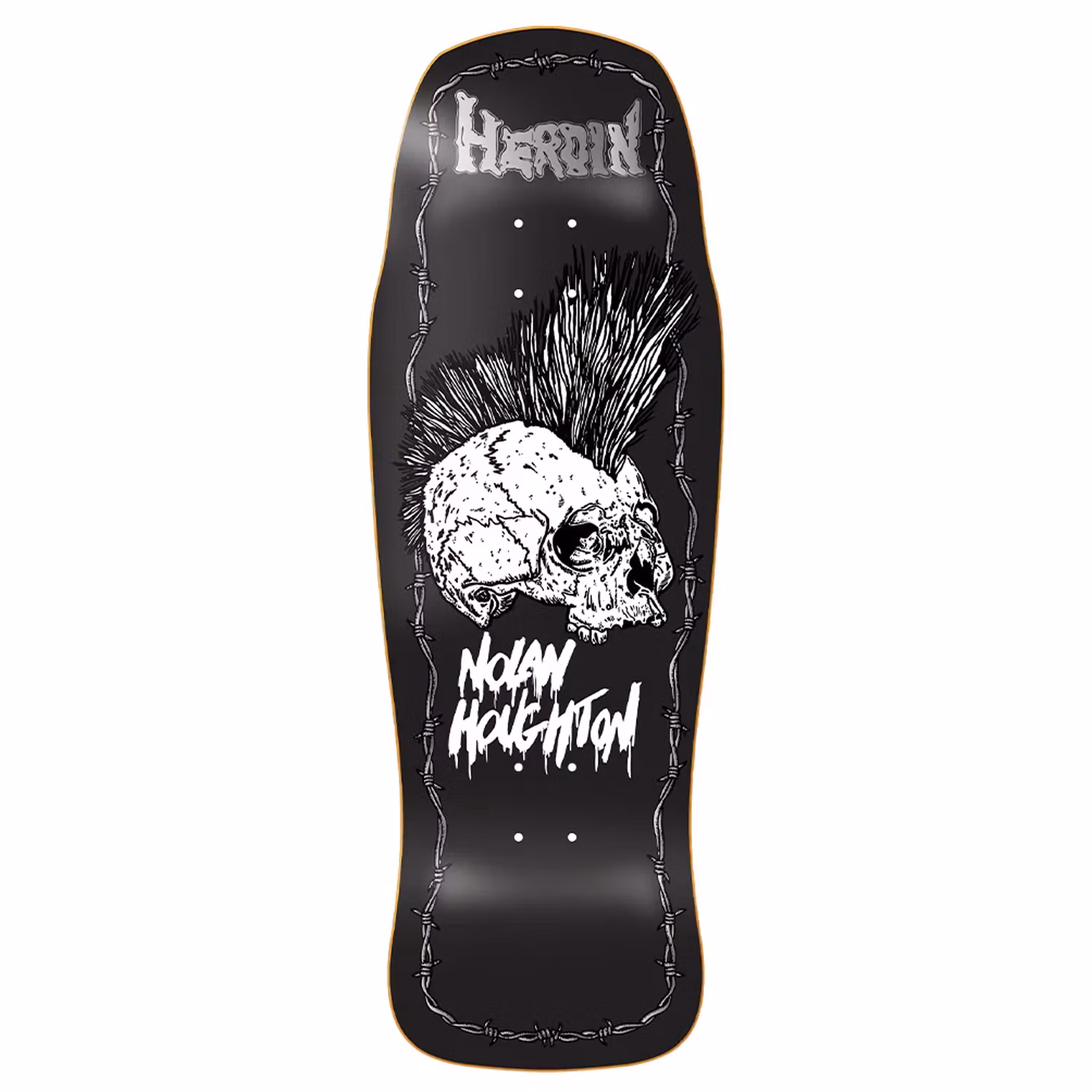Heroin Skateboards Nolan Haughton KO2 Skull 10.25 inch - Nordic Skateboard Supply