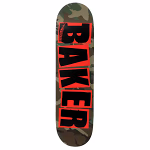 Skateboard Baker Peterson Brand Logo Camo 8.25''