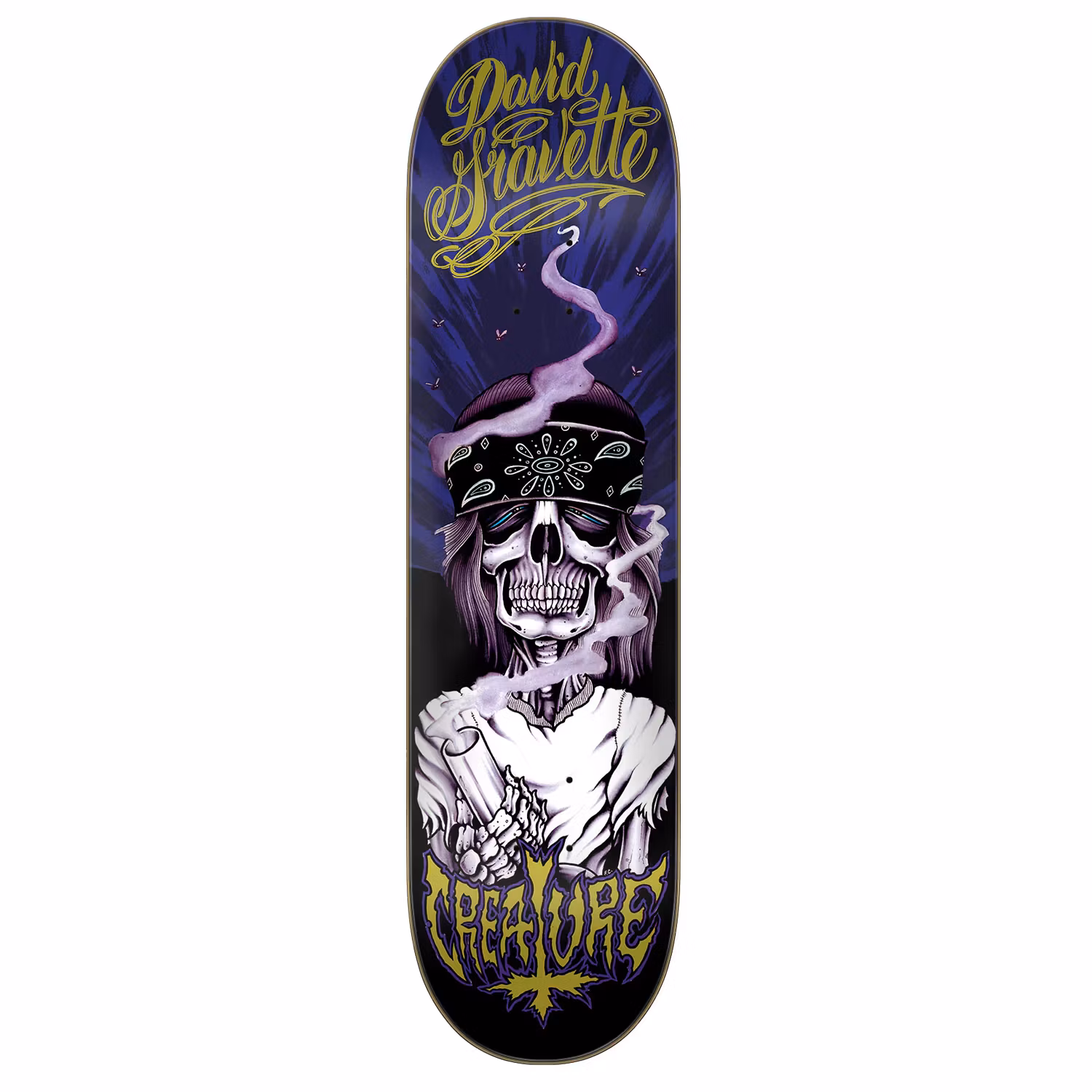 Skateboard Creature Gravette Hippie Skull 20th 8.3 inch - Nordic Skateboad Supply