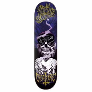 Skateboard Creature Gravette Hippie Skull 20th 8.3"