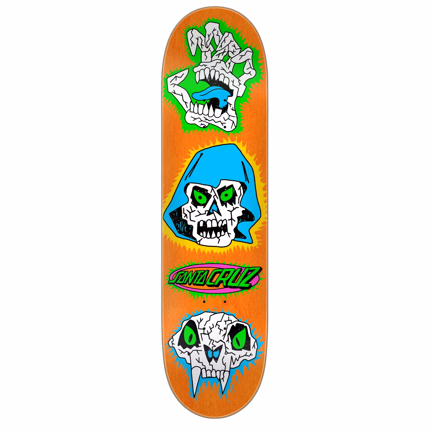 Skateboard Santa Cruz Scribble Head FeelBase 7.75 inch - Nodric Skateboard Supply