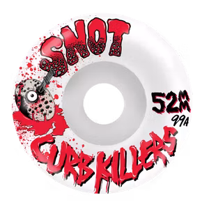 Snot Wheels Curb Killer Conical White 52mm 99a