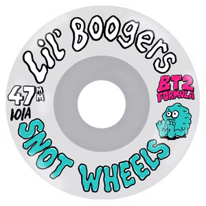 Snot Wheels Lil Boogers Conical Clear 47mm 101a