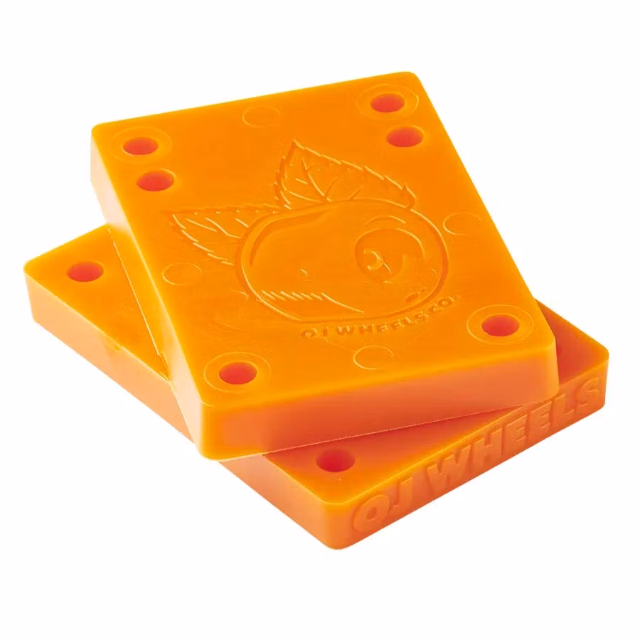 OJ Juice Cubes Riser Pad Skateboard Truck Riser 0.375 Orange – Nordic Skateboard Supply