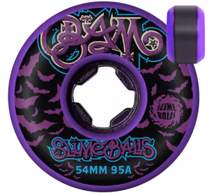 Wheels Slime Balls Bam Margera Guest Hardline 95a 54mm purple