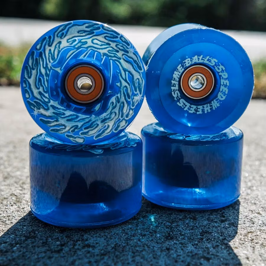 Slime Balls Wheels Light Ups Ice Skateboard Wheels 78a 66mm wild – Nordic Skateboard Supply