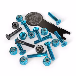 Independent 1'' Blue Skateboard hardware Phillips