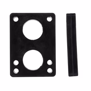 DStreet Soft Riser Pads Black 0.5"