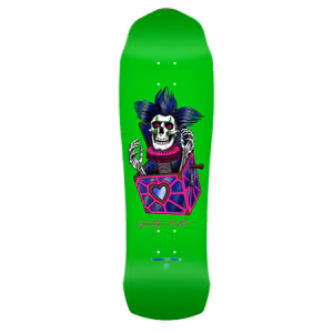 Skateboard Powell Peralta Chris Hiett Skull 9,5'' 7Ply Neon Green