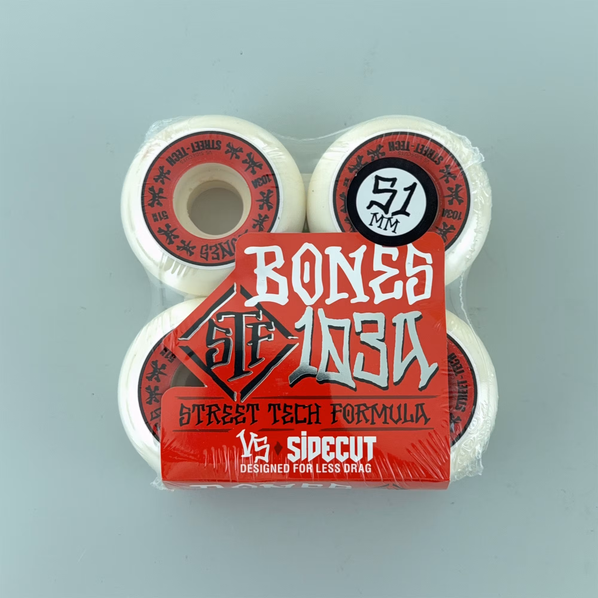 Bones Wheels Street Tech Formula Sidecuts V5 Skateboard Wheels 103a 51mm packaging – Nordic Skateboard Supply