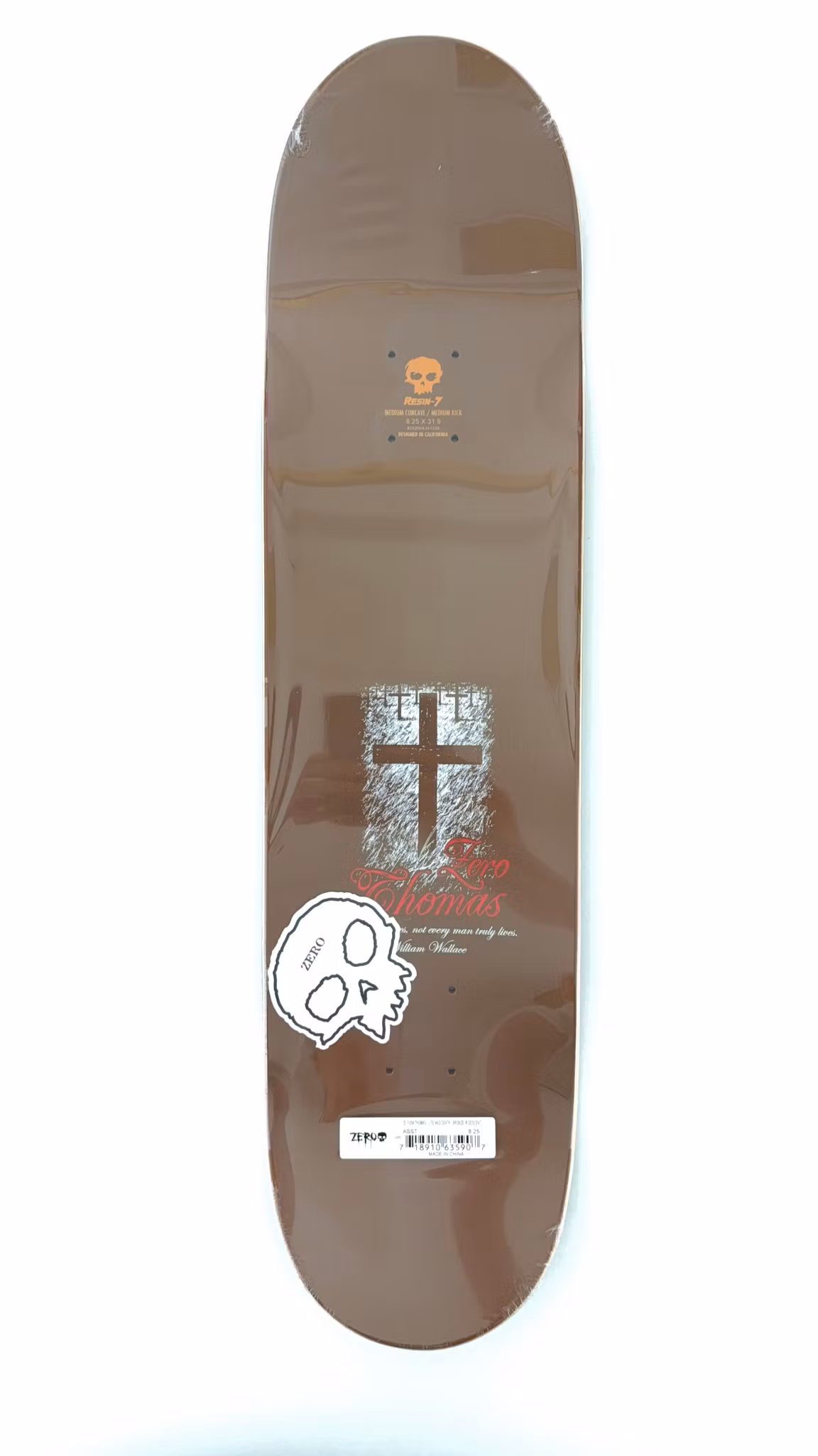 Zero Skateboards Life and Death Bronze Jamie Thomas Skateboard 8.25 inch shape – Nordic Skateboard Supply