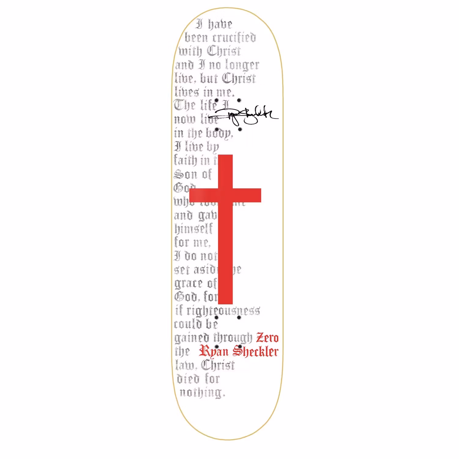 Zero Skateboards Sheckler Cross Skateboard 8.5 inch – Nordic Skateboard Supply