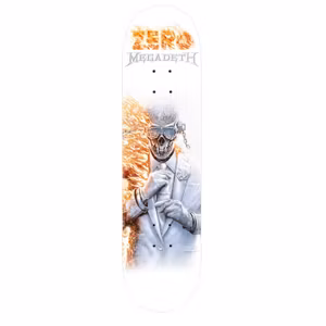 Skateboard Zero MEGADETH X ZERO White 8,25''