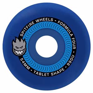 Spitfire Tablets Formula Four 99a 54mm Ice Blue