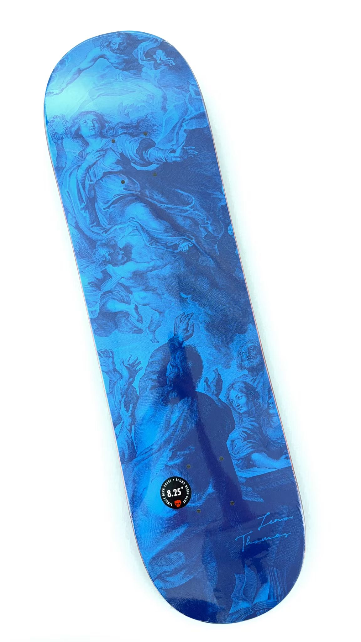 Combo Pack Zero Thomas Renaissance 8.25 inch deck graphic X Snot Wheels Conical Ice Blue 99a 56mm - Nordic Skateboard Supply
