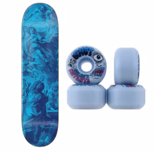 Combo Pack Zero Thomas Renaissance 8.25'' X Snot Wheels Conical Ice Blue 99a 56mm