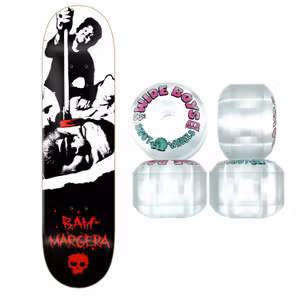 Combo Pack Zero Bam Viva La Bam 8,25'' X Snot Wheels Wide Boys Clear 53mm 99a