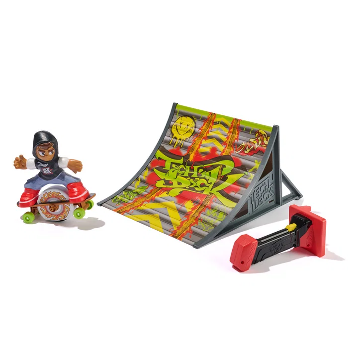 Tech Deck Ted Shred N' Blast Skateboard Flywheel set - Nordic Skateboard Supply