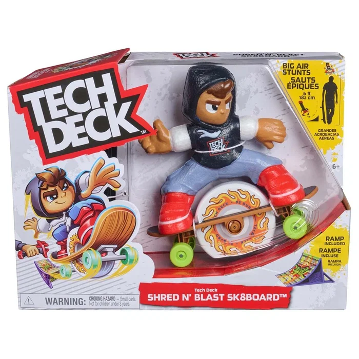 Tech Deck Ted Shred N' Blast Skateboard Flywheel - Nordic Skateboard Supply