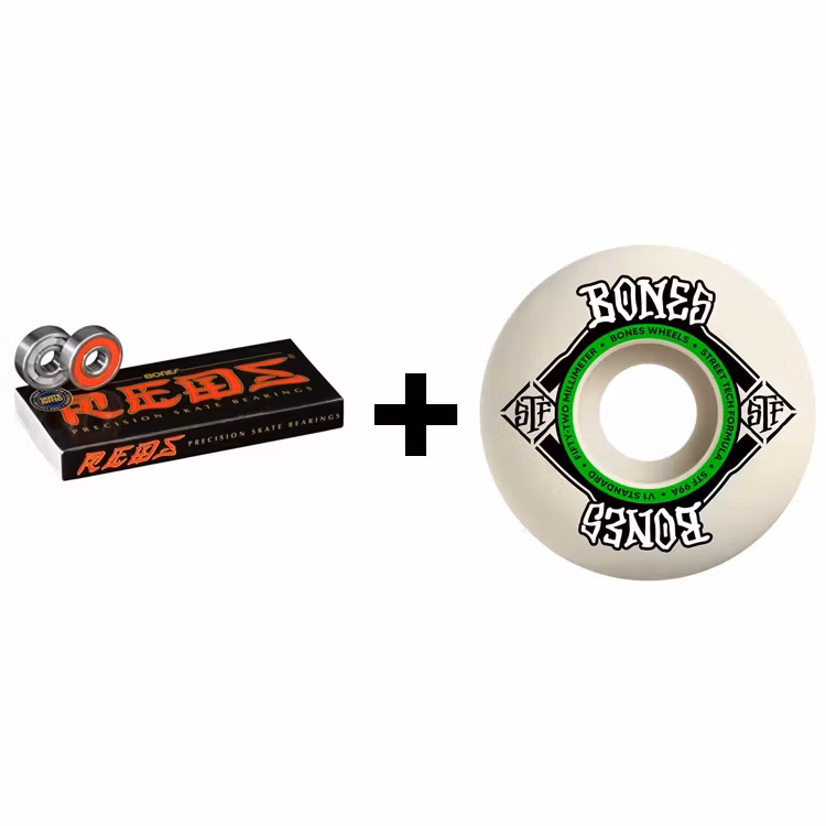 Combo Package Bones STF plus Bones Reds - Nordic Skateboard Supply