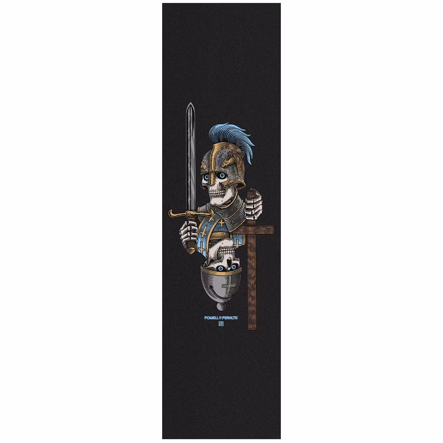 Powell Peralta Dan Corrigan Chess Skulls Skateboard Griptape 9 inch  – Nordic Skateboard Supply