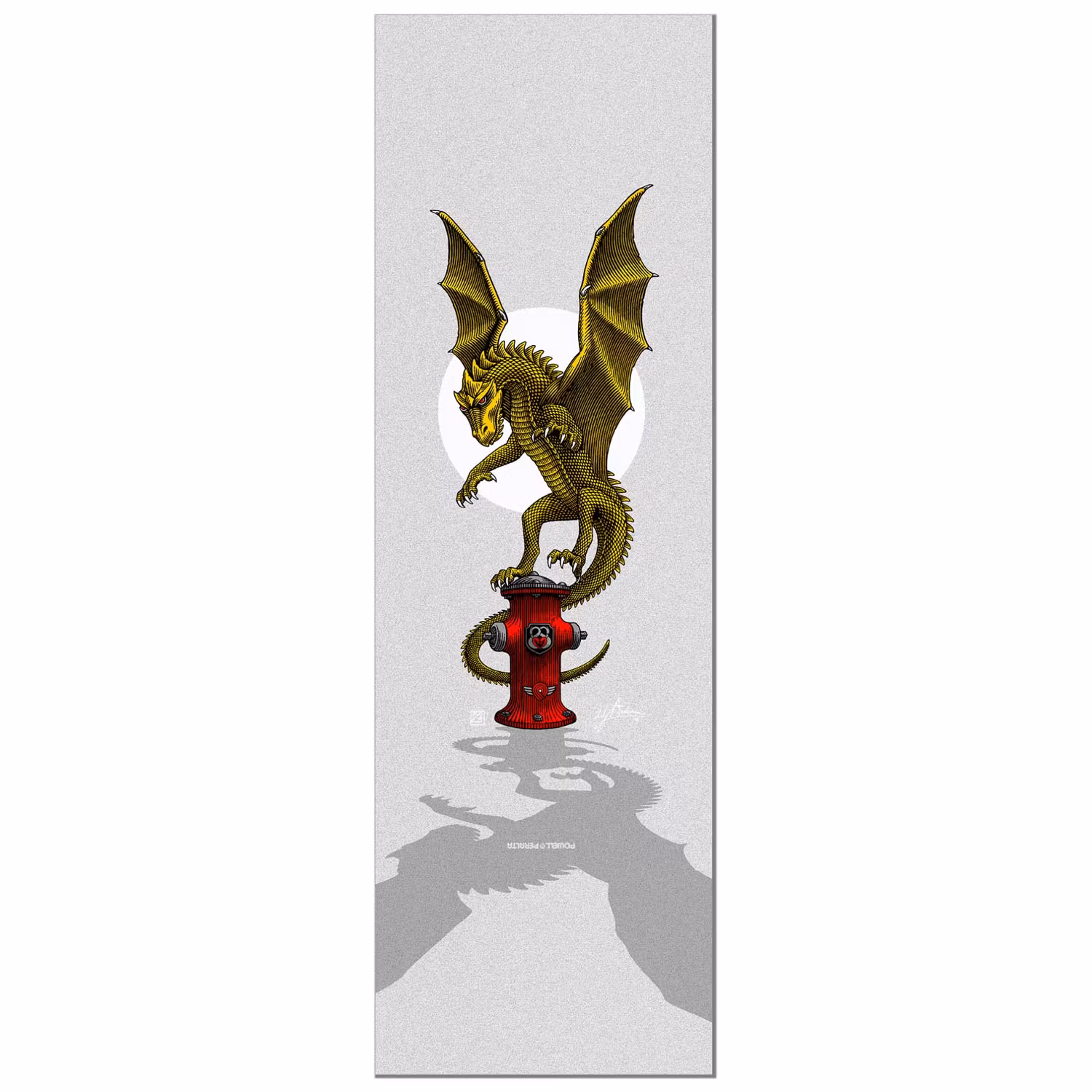 Powell Peralta Andy Anderson Hydrant Clear Skateboard Griptape 10 inch  – Nordic Skateboard Supply