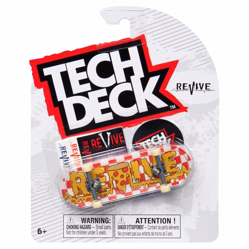 Tech Deck Revive Pizza Lifeline 96mm – Complete Fingerboard packaging - Nordic Skateboard Supply