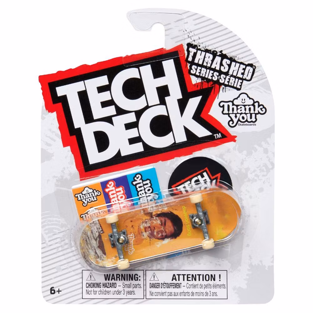 Tech Deck Thank you Daewon Song Jerry Hsu 96mm – Complete Fingerboard packaging - Nordic Skateboard Supply