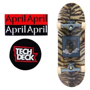 Tech Deck April Shane O'Neill Leopard 96mm – Complete Fingerboard